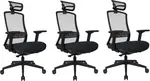 MERCURY 3PACK Ergonomická kancelářská židle ERGO VISION černá (3 ks)