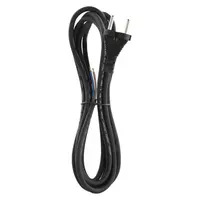 Flexo šňůra gumová 2x1,0mm2 3m černá EMOS S03030
