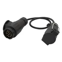 Kabel redukční 0,6m 13pólů zástrčka - 7pólů zásuvka COMPASS 07456