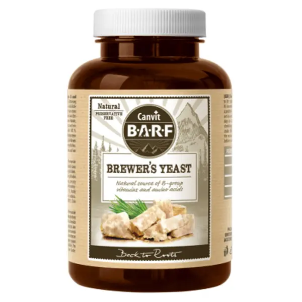 CANVIT BARF Brewer´s Yeast pivovarské kvasnice pro kočky a psy 180 g