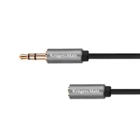 Kabel Jack 3,5mm konektor/Jack 3,5mm zdířka 3m KRUGER & MATZ KM1231 Basic