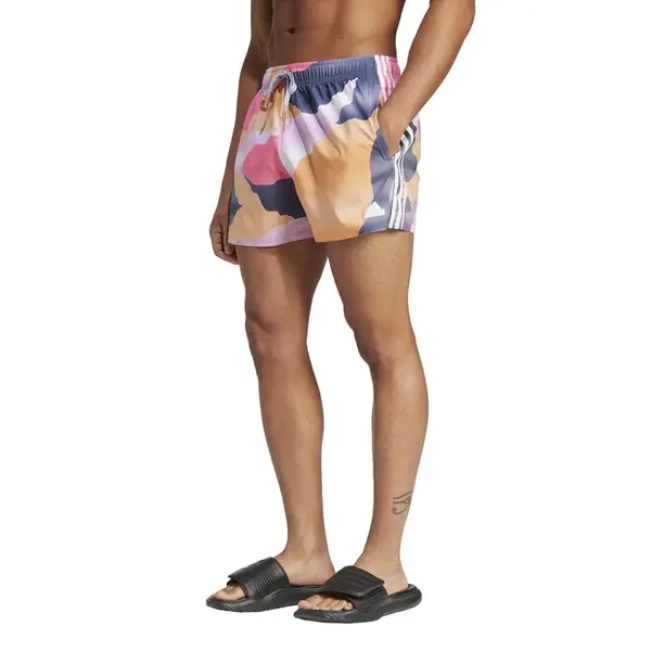adidas City Escape Camo 3-Stripes Cix Swim Shorts S