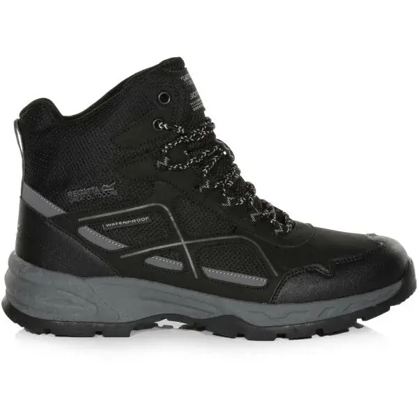 REGATTA OUTDOORS VENDEAVOUR Pánska treková obuv, čierna, veľkosť