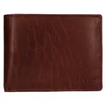 Pánská kožená peněženka Lagen Kryštof - hnědá