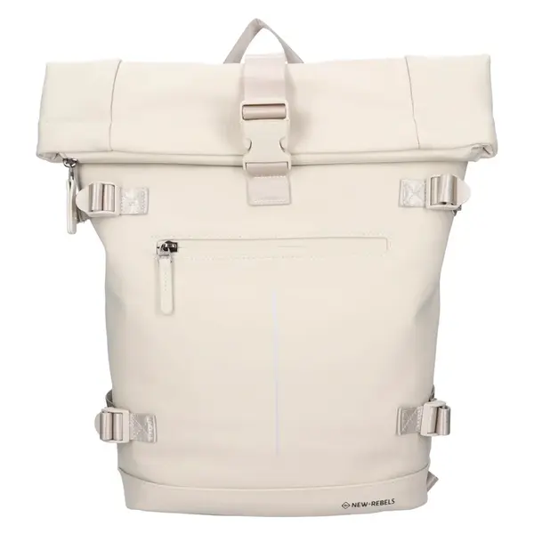Veľký trendový batoh New Rebels William - krémová