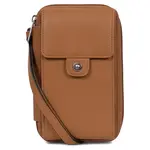 Dámska kabelka na mobil a doklady Hexagona Stella - hnedá