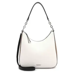 Dámska kabelka Emily & Noah Pauleta - hnedo-biela