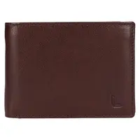 Pánska kožená peňaženka Lagen Felan - tmavo hnedá