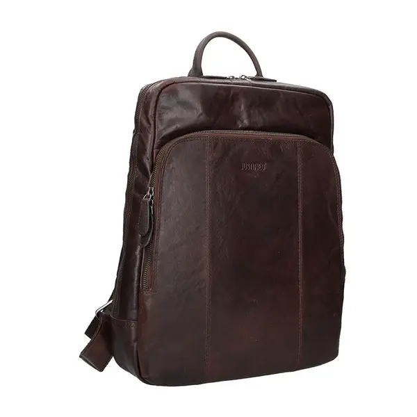 Pánsky kožený batoh Justified Arthur - hnedá