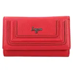 Malá dámská kožená peněženka Lagen Mika - červená