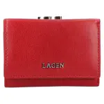 Malá dámská kožená peněženka Lagen Kayra - červená