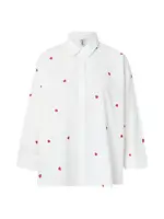 ONLY Blúzka 'ONLNew Lina'  červená / biela