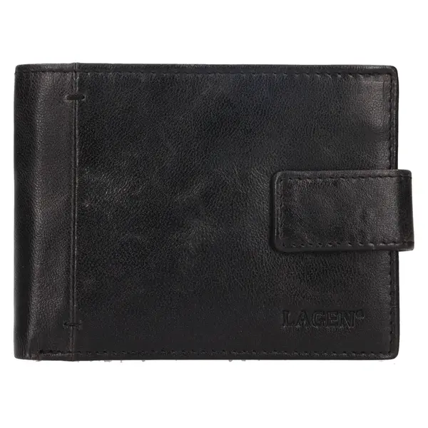 Pánská kožená peněženka Lagen Bojan - černá