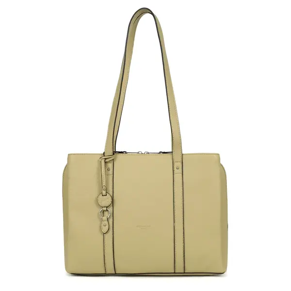 Dámská elegantní kabelka Hexagona Solange - žluto-zelená