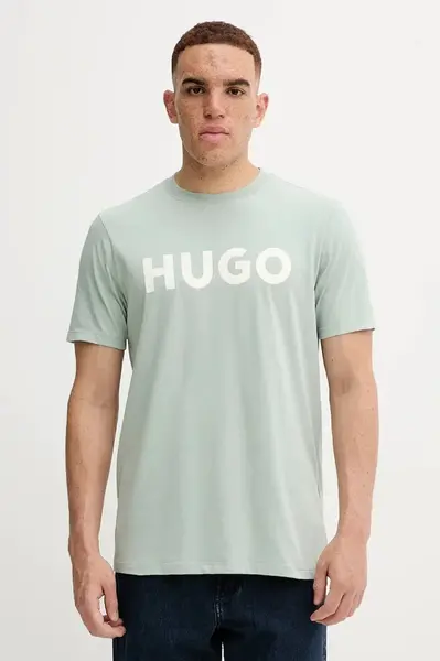 Bavlněné tričko HUGO Dulivio