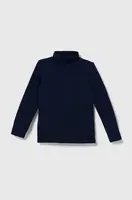 Dětské tričko s dlouhým rukávem United Colors of Benetton tmavomodrá barva