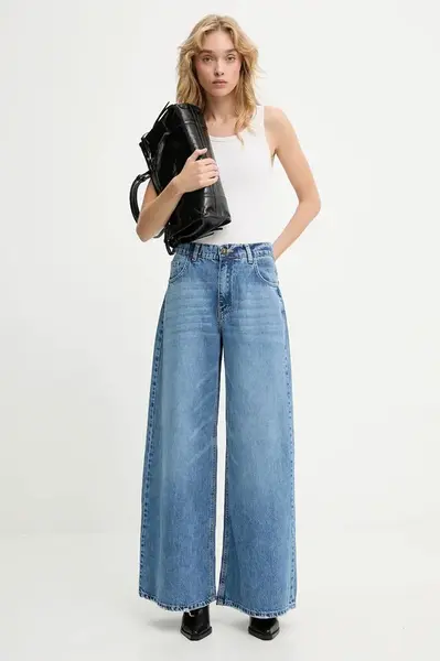 Džíny Answear.LAB dámské, modrá barva