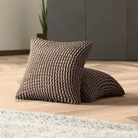 Bielastické potahy COSTINA oříšková povlaky na polštářky 2 ks ( 40 x 40 cm)