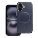 Zadní kryt GENTLEMAN MAG COVER Case compatible with MagSafe proApple iPhone 16e, modrá