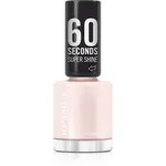 Rimmel 60 Seconds Super Shine lak na nehty odstín 108 Cameo Rose 8 ml