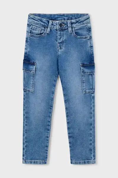 Dětské rifle Mayoral soft denim cargo