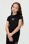 Dětské tričko Calvin Klein Jeans černá barva, IG0IG03035