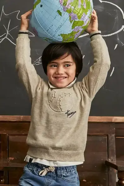 Dětský svetr s příměsí vlny Mayoral