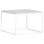 Boxxx KONFERENČNÍ STOLEK, bílá, kov, kámen, 60/60/40 cm