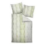 Janine POVLEČENÍ, biber, zelená, bílá, 135/200 cm