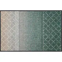 Esposa DVEŘNÍ ROHOŽKA, 50/75 cm, šedá, zelená, béžová