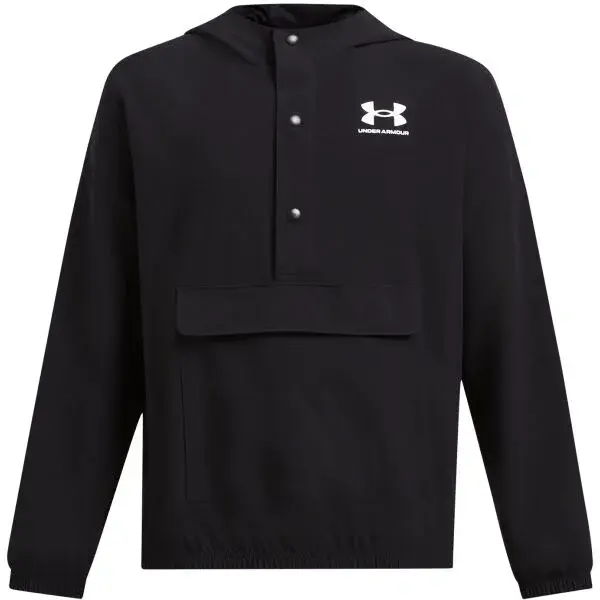 Under Armour ICON WOVEN Chlapčenská bunda, čierna, veľkosť M