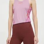 Sportovní šortky Columbia Boundless Trek dámské, vínová barva, hladké, high waist, 2074471