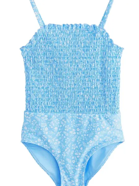 Next Jednodielne plavky  modrá / biela