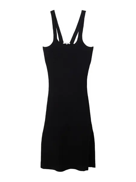 TOM TAILOR DENIM Pletené šaty  čierna