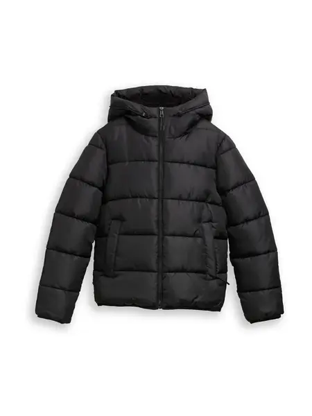 TOM TAILOR DENIM Zimná bunda  čierna