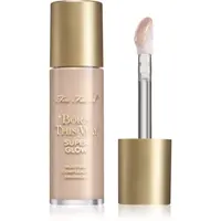 Too Faced Born This Way Super Glow bronzujúci tekutý rozjasňovač odtieň Polished Petal 30 ml