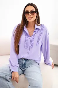 Dámská viskózová halenka Kesi s dlouhými rukávy