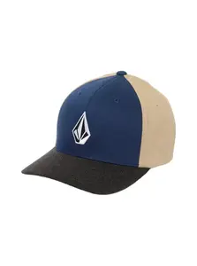 Volcom kšiltovka Full Stone Hthr Flexfit Hat Dust Bowl Indigo | Modrá | Velikost S/M