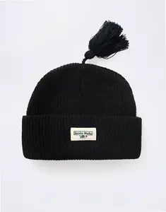 Service Works Tassel Beanie BLACK