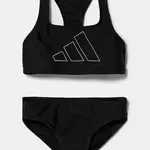 Dvoudílné dětské plavky adidas Performance černá barva, JJ0433