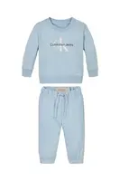 Dětská tepláková souprava Calvin Klein Jeans modrá barva, IN0IN00017