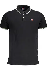 Pánské černé polo triko