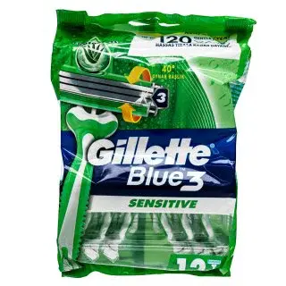 Gillette Blue3 jednorazové holiace strojčeky Sensitive 12 pcs