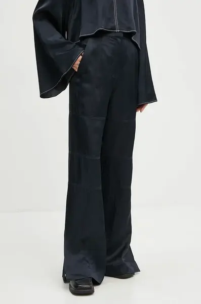 Kalhoty s příměsí lnu Day Birger et Mikkelsen Jonas - High Shine Blend RD