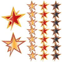 24Pcs 3 Colors Paper Display Decorations