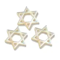 Natural White Shell Star of David Multi-Strand Links
