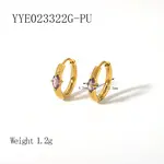 Elegant 304 Stainless Steel Hoop Earrings