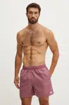 Plavkové šortky adidas růžová barva, IX7587