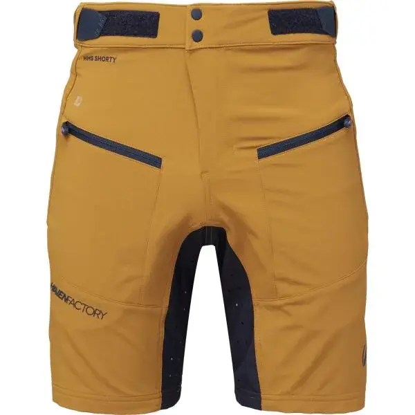 HAVEN FACTORY AIR HMS Pánske cyklistické kraťasy, hnedá, veľkosť