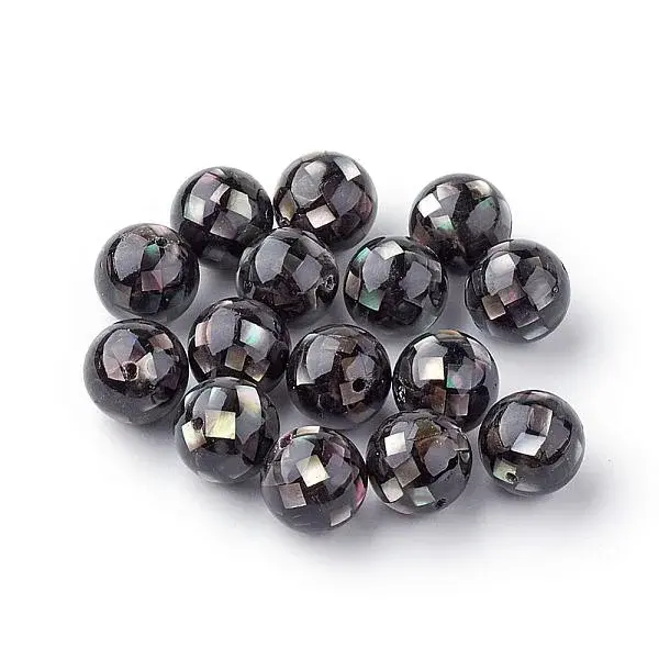 Natural Black Lip Shell Beads